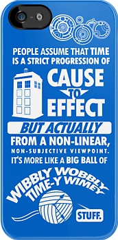 Time-y Wimey iPhone Case